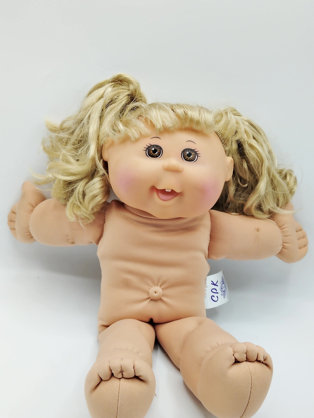 Blonde Cabbage Patch Style Soft Body Doll - Blonde Hair